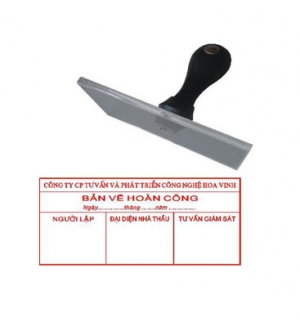 Dấu BẢN VẼ HOÀN CÔNG